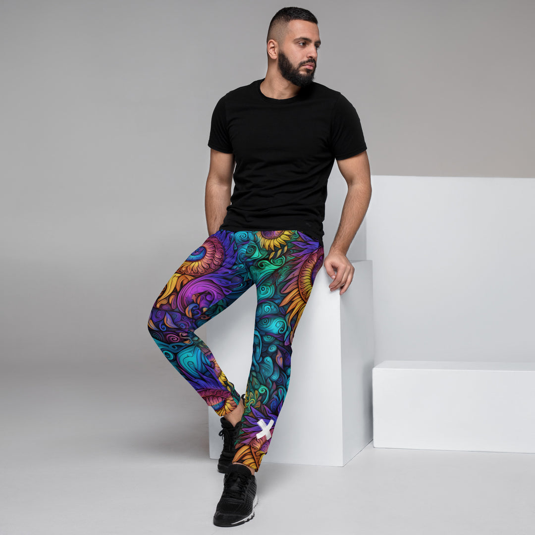 Aztec Sunflowers Recycled Joggers