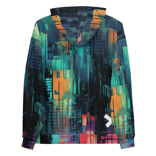 Sfumato Skyscrapers Unisex Pullover Hoodie