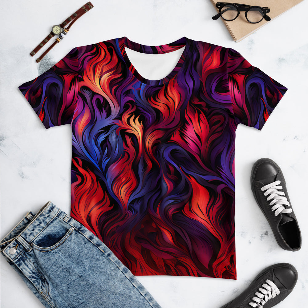 On Fire Recycled Women's Cut T-shirt