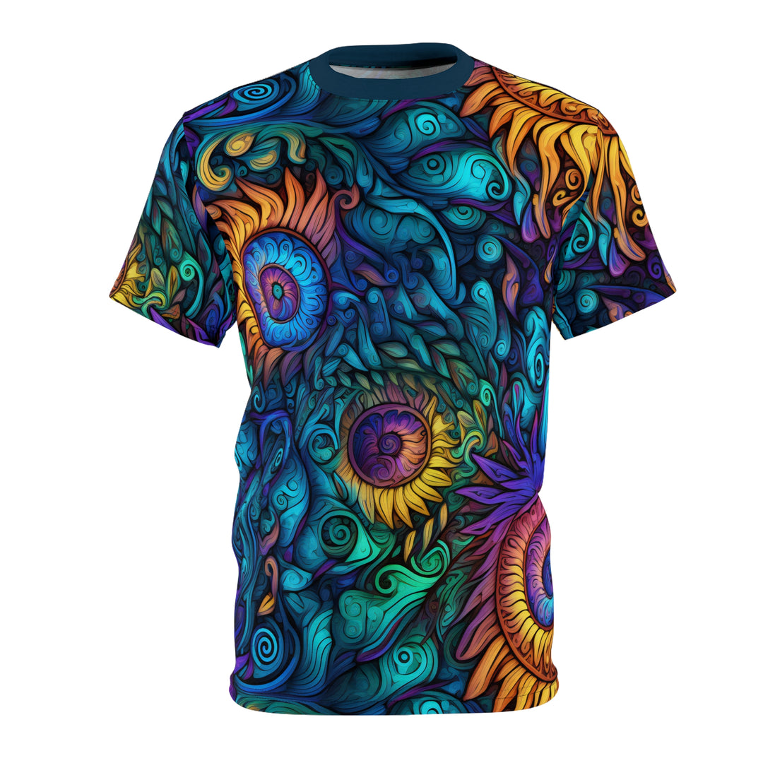 Aztec Sunflowers Mens T-shirt