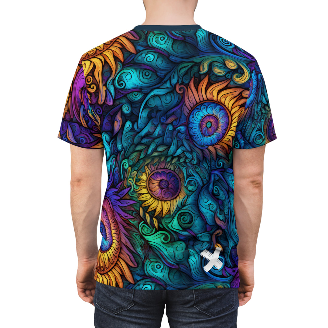 Aztec Sunflowers Mens T-shirt