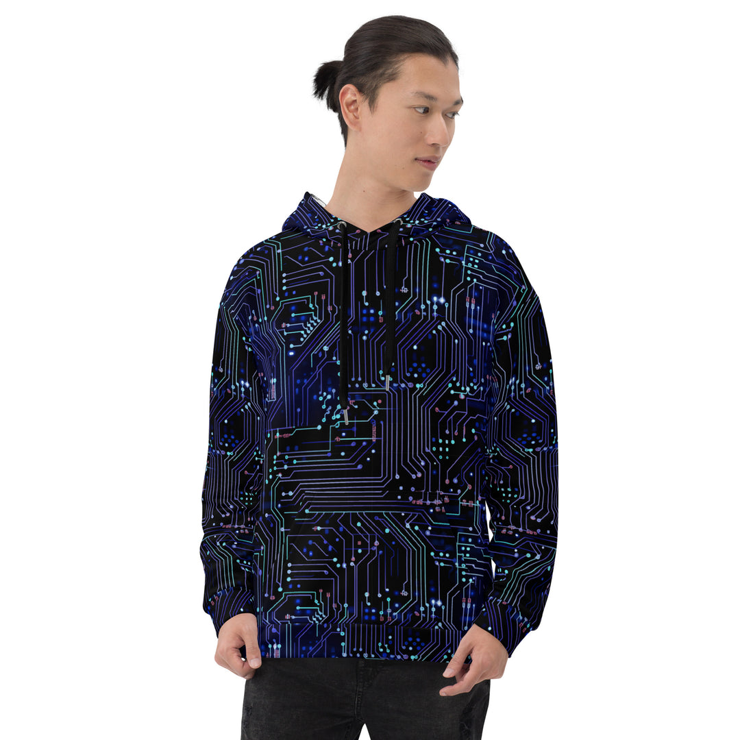 Short Circuit Recycled Unisex Pullover Hoodie