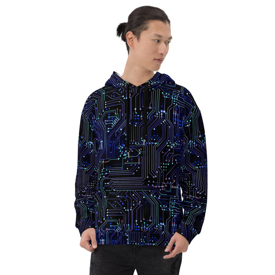 Short Circuit Recycled Unisex Pullover Hoodie