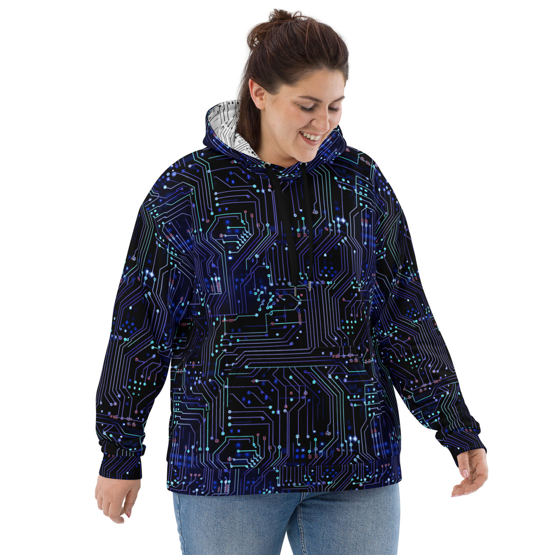 Short Circuit Recycled Unisex Pullover Hoodie