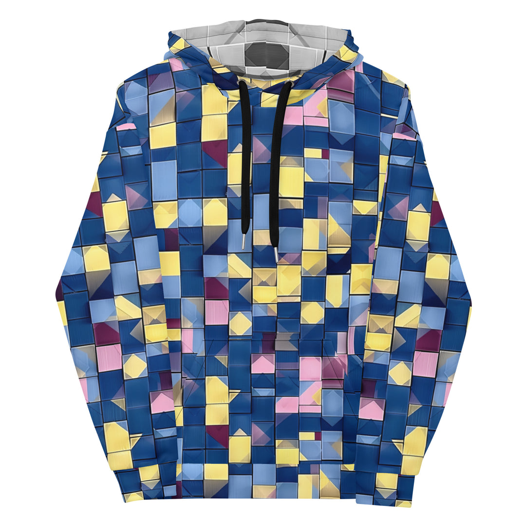 Mosaic Matrix Recycled Unisex Pullover Hoodie