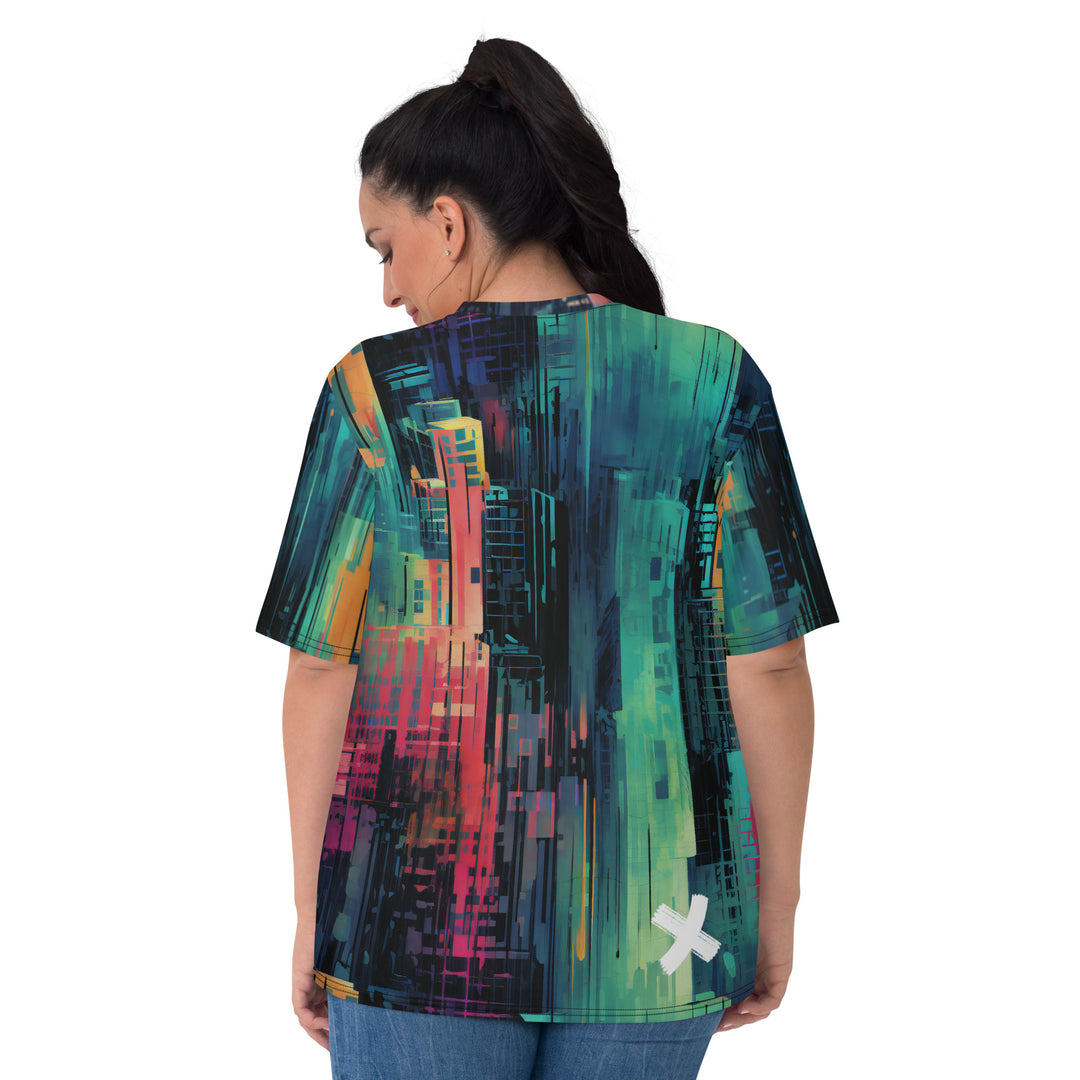 Sfumato Skyscrapers Recycled Women's Cut T-shirt