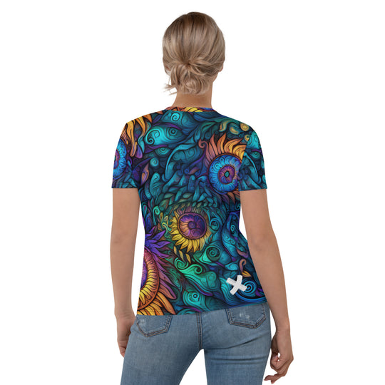 Aztec Sunflower Recycled Women's Cut T-shirt