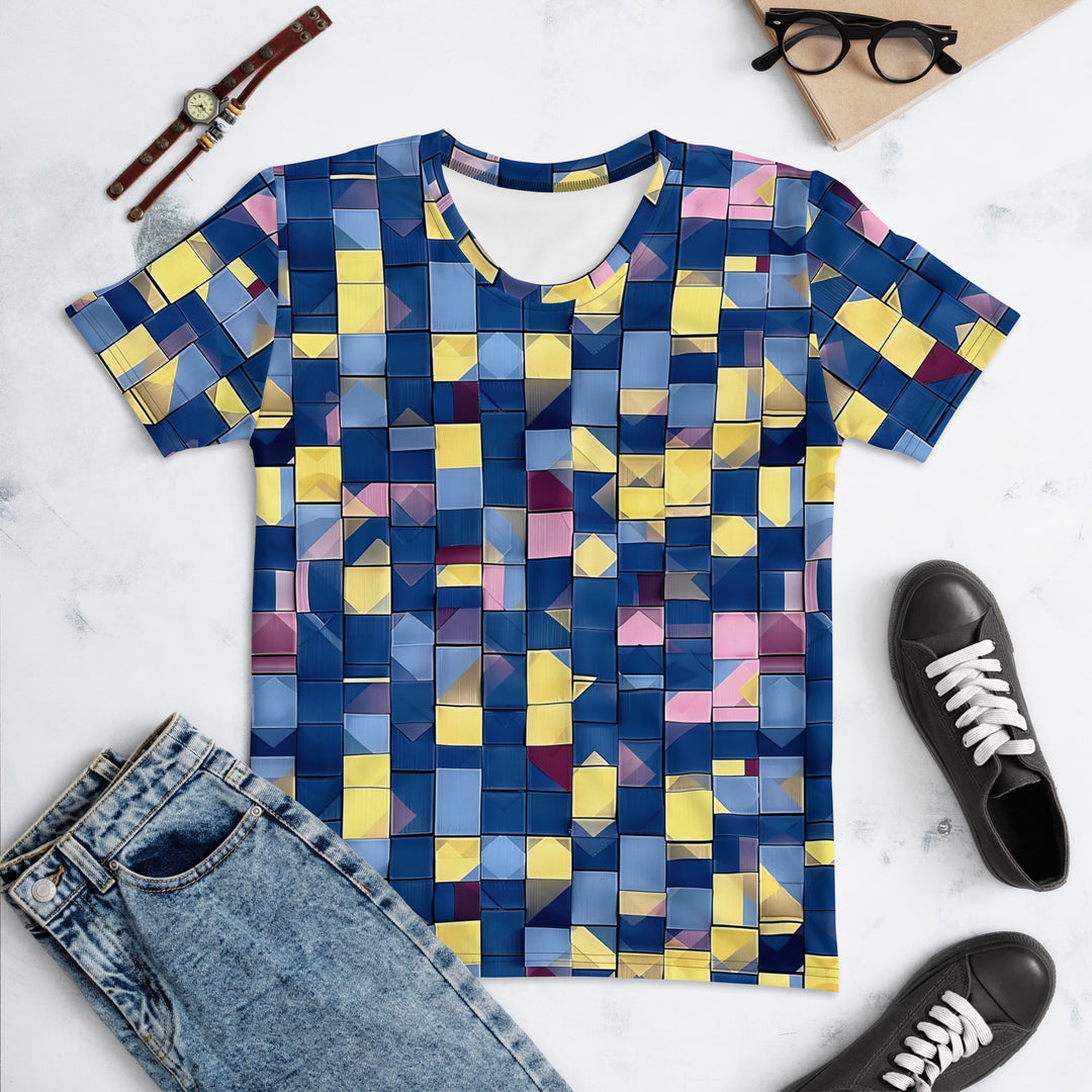 Mosaic Matrix Recycled Women's Cut T-shirt