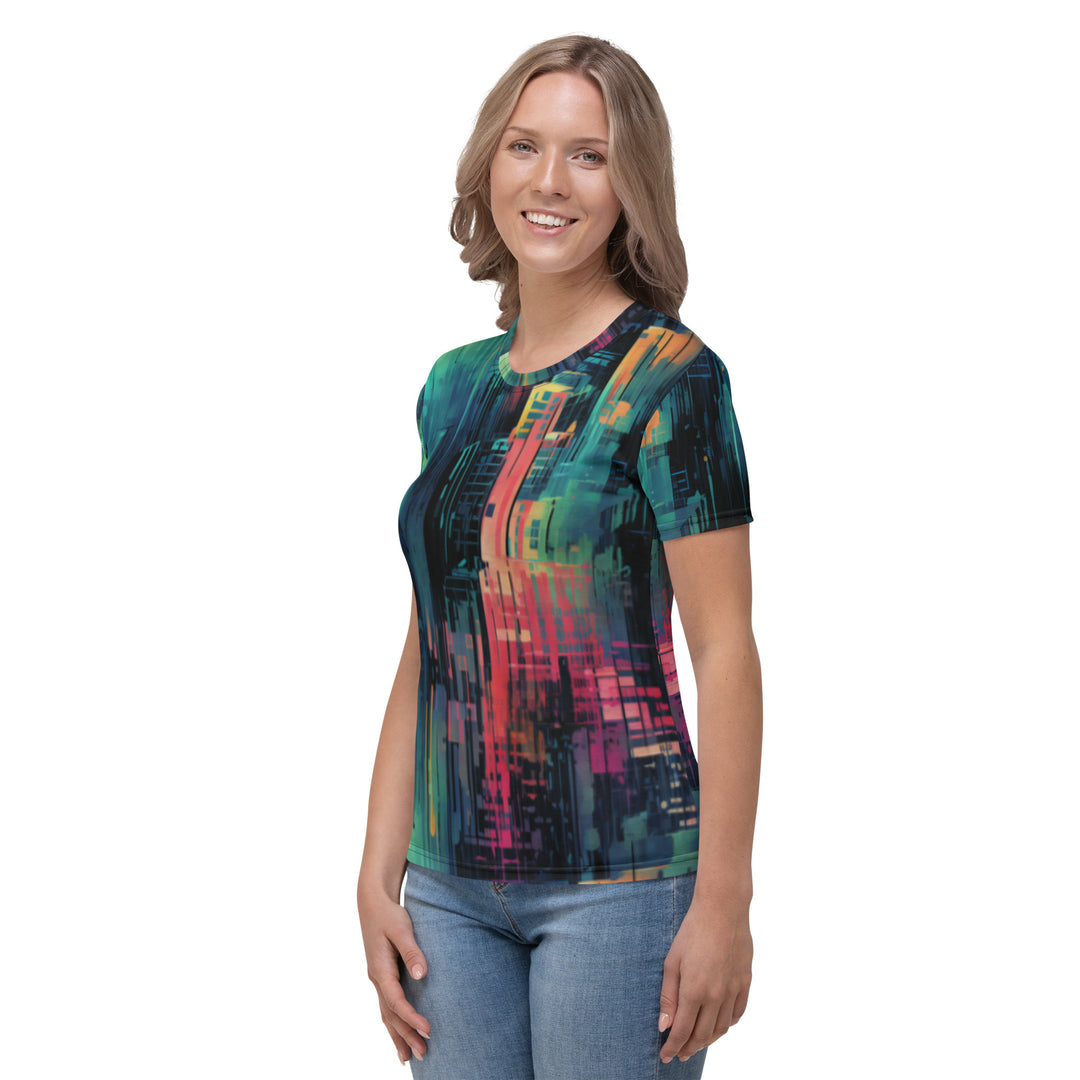 Sfumato Skyscrapers Recycled Women's Cut T-shirt