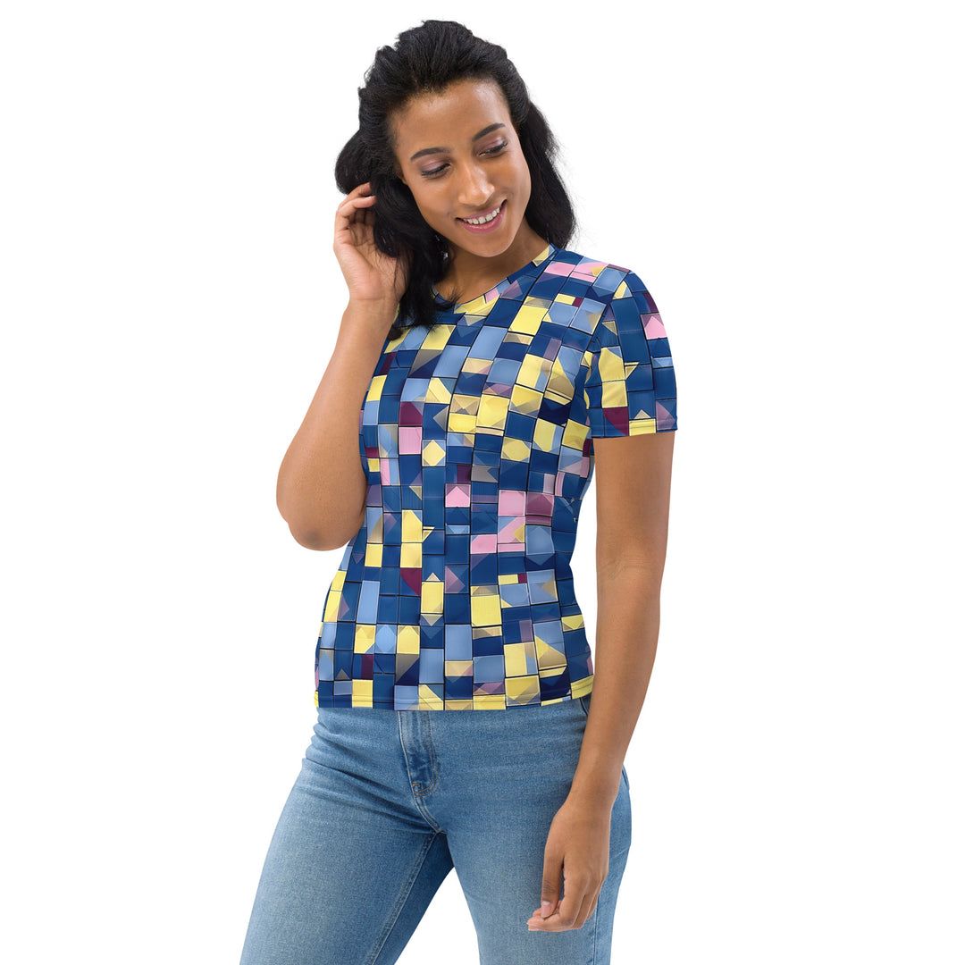 Mosaic Matrix Recycled Women's Cut T-shirt