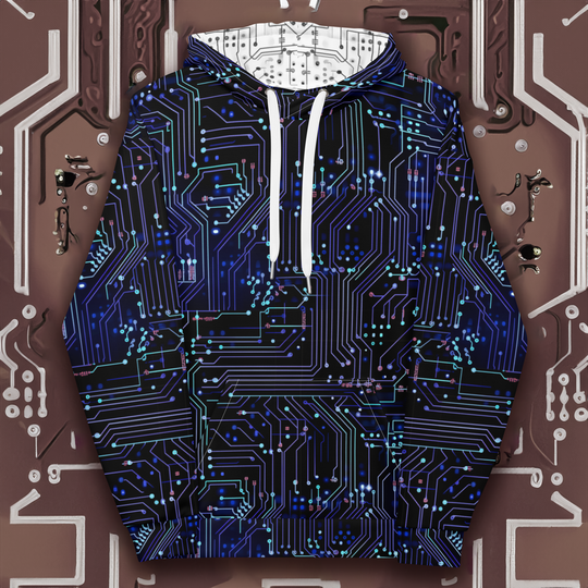 Short Circuit Recycled Unisex Pullover Hoodie